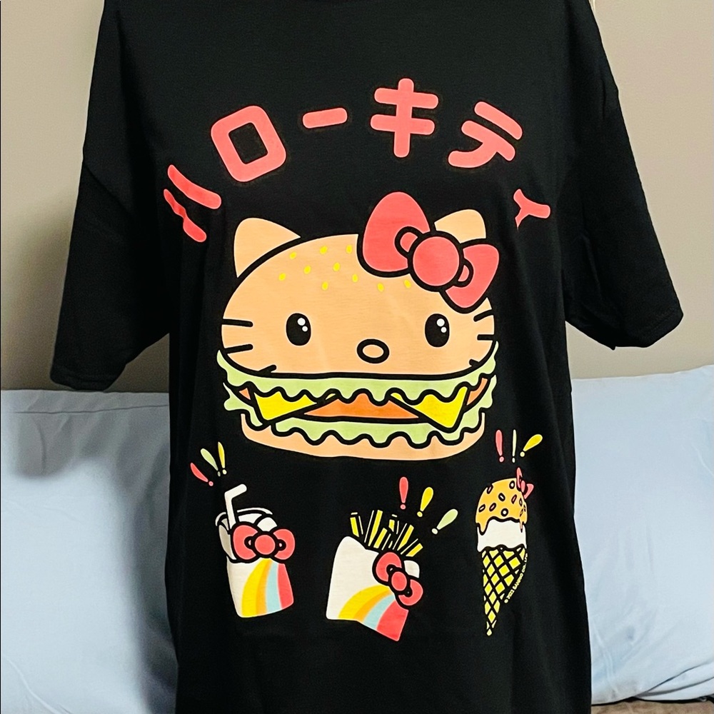 Hello Kitty Burger Head T-Shirt